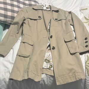 Stylish Tan Trench Coat